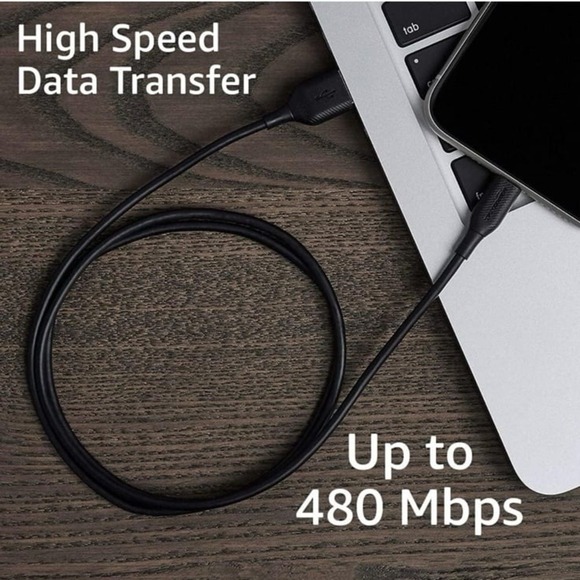 Amazon Basics 2-Pack USB-A to Lightning ABS Charger Cable, MFi Certified Charger - Picture 10 of 11